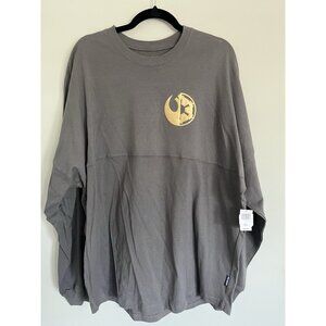Disney Parks Star Wars Galaxy's Edge Spirit Jersey Size XL Gray New With tags